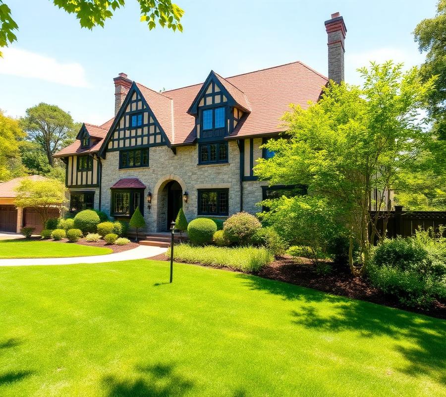 Tudor in Roslyn Heights